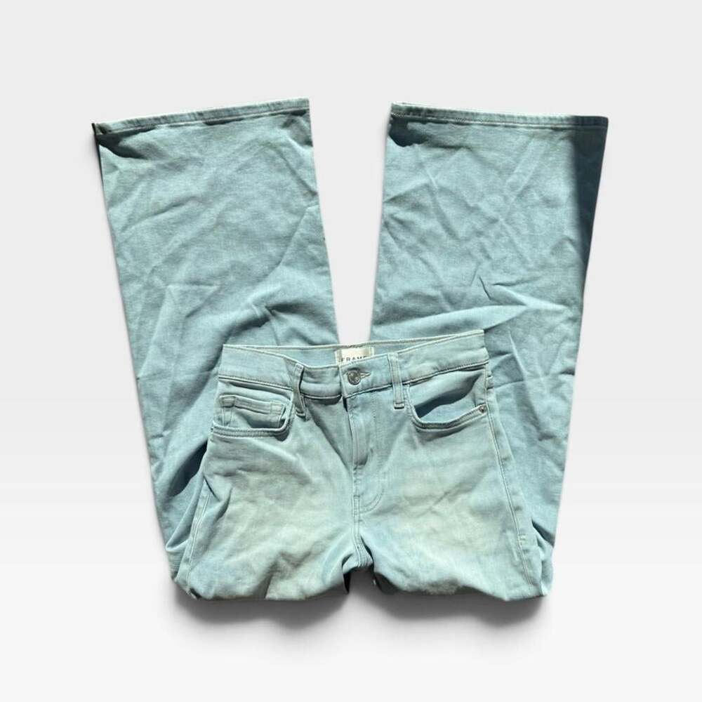 FRAME Le Pixie Slim Palazzo Jeans | Light Blue Wash | Wide leg | Womens Size 26